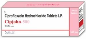Cipjohn - 500 Ciprofloxacin Hydrochloride Tablets IP