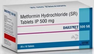 Dailymet 500 SR Metformin Hydrochloride (SR) Tablets IP 500 mg