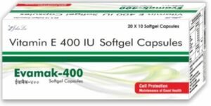 Evamak-400 - Vitamin E 400 IU Softgel Capsules