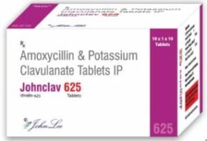 Johnclav 625 Amoxycillin & Potassim Clavulanate Tablets IP