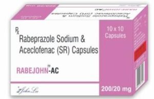 Rabejohn - AC Rabeprazole Sodium & Aceclofenac (SR) Capsules