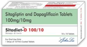 Sitadiet - D 100/10 Sitagliptin and Dapagliflozin Tablets 100 mg/10 mg